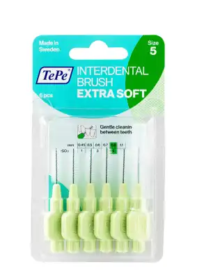 Tepe Brossettes Interdentaires Extra Souples Vert Pastel  0.8mm à Angers