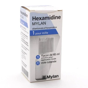Hexamidine Mylan à 1 Pour Mille, Solution Pour Application Locale