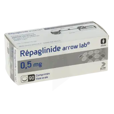 REPAGLINIDE ARROW LAB 0,5 mg, comprimé