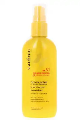 Acheter SOINS SOLEIL GALENIC SPRAY ULTRA-LEGER SPF 50+ 125ML à Montluçon