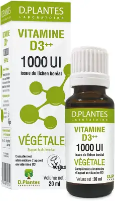 Vitamine D3++ 1000ui Vegetale 20ml  D.pla à MARIGNANE