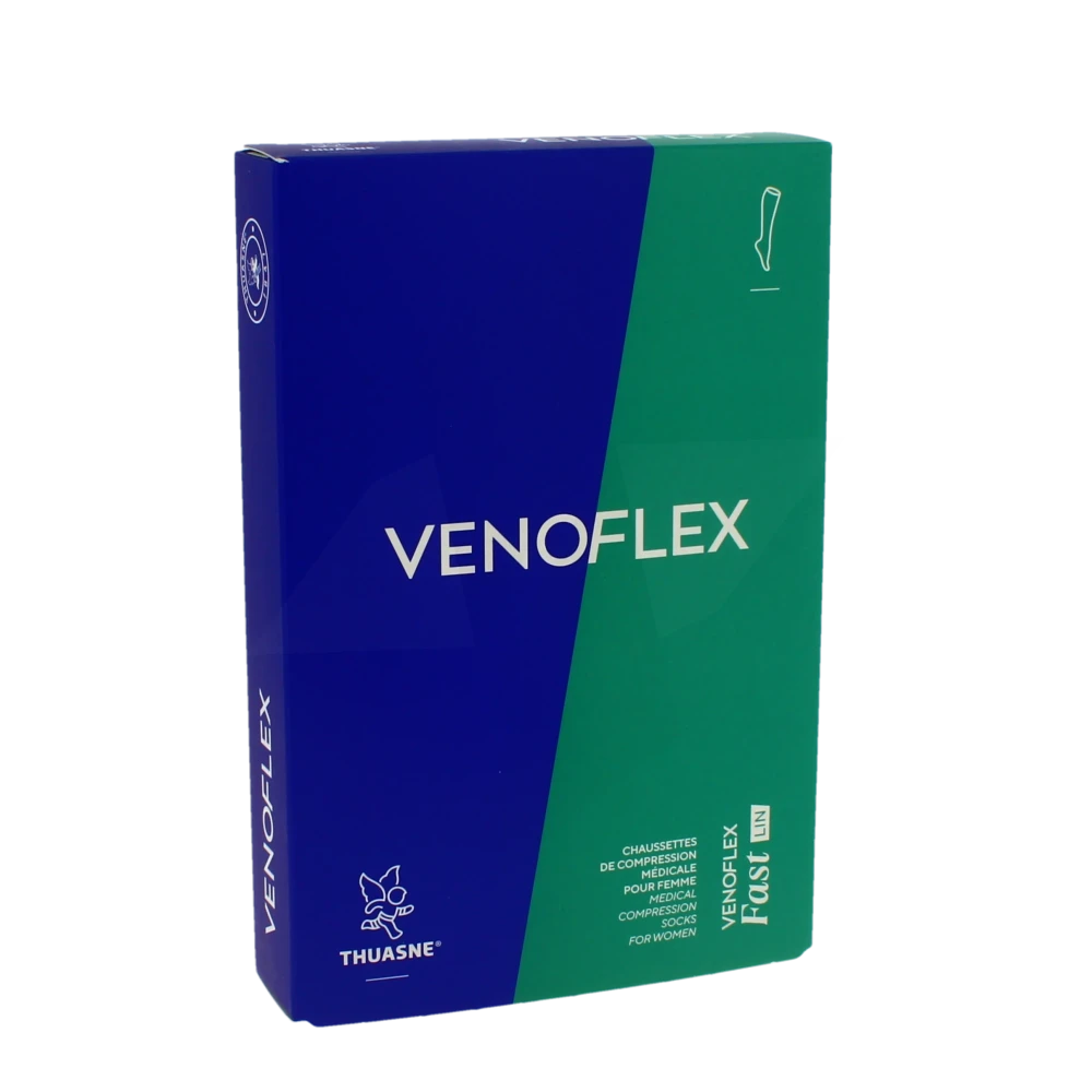 Venoflex Fast 2 Chaussette Lin Femme Naturel Taille 4l