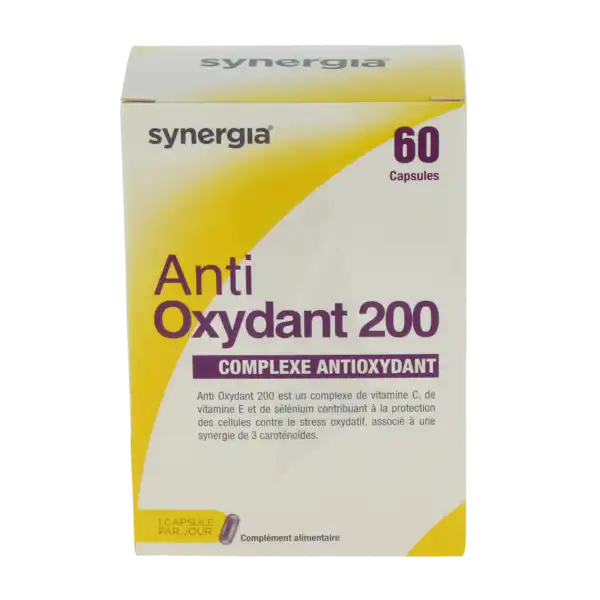 Synergia Anti-oxydant 200 Caps B/60