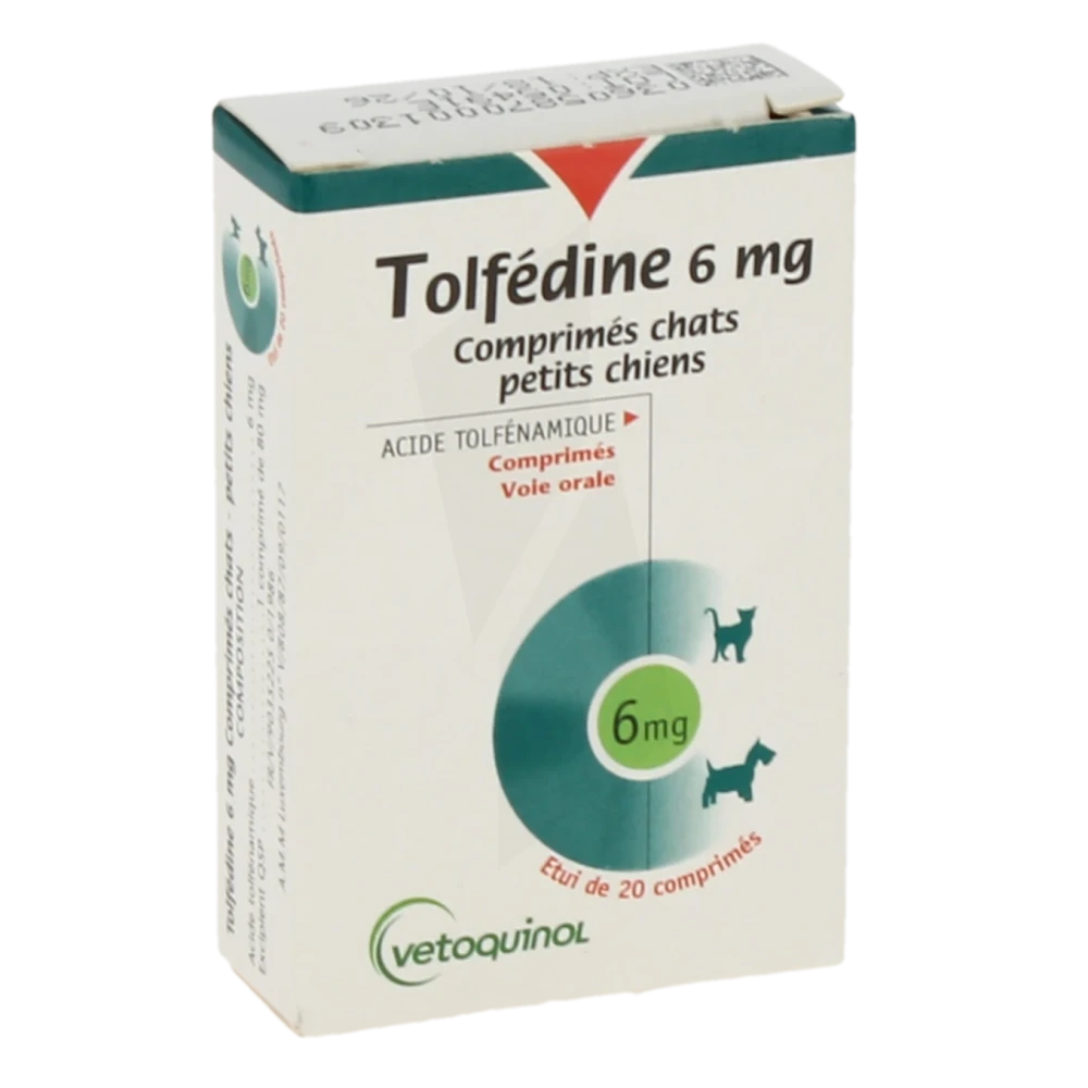 Tolfedine 6 Mg Comprimes Chats-petits Chiens, Comprimé