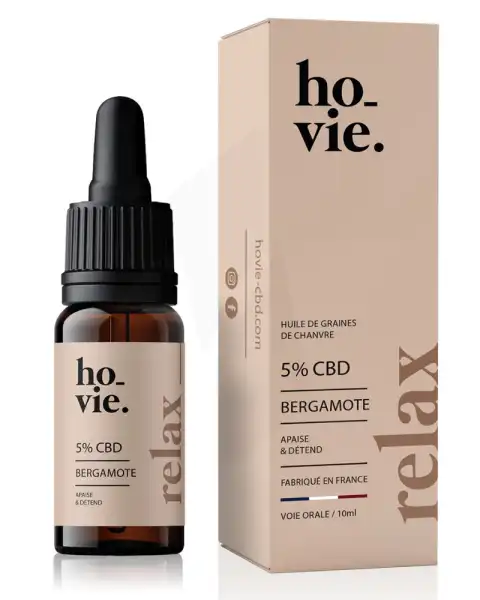 Hovie Huile Relax 5% Cbd Fl/10ml