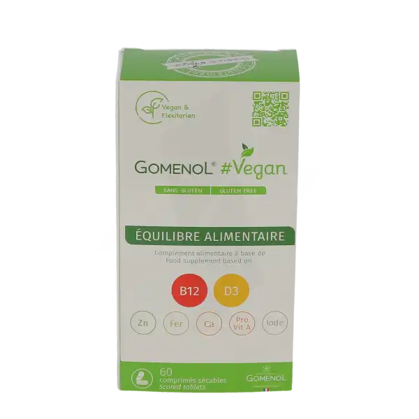 Gomenol Equilibre Alimentaire Supplémentation Pour Vegan Comprimés B/60
