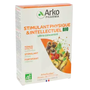 Arkofluide Bio Ultraextract Solution Buvable Stimulant Physique 20 Ampoules/10ml à Ecommoy