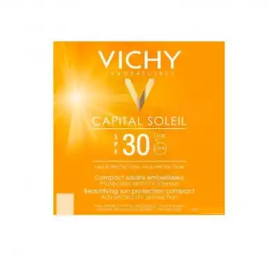 Vichy Capital Soleil Spf30 Pdr Compact Doré Boîtier/10g à Lille