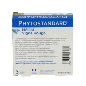 Pileje Phytostandard - Mélilot / Vigne Rouge 30 Comprimés