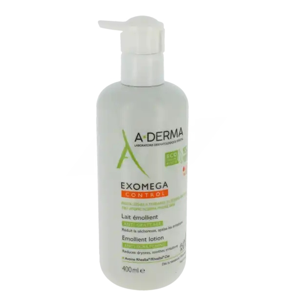 Aderma Exomega Control Lait Émollient Anti-grattage Fl Pompe/400ml