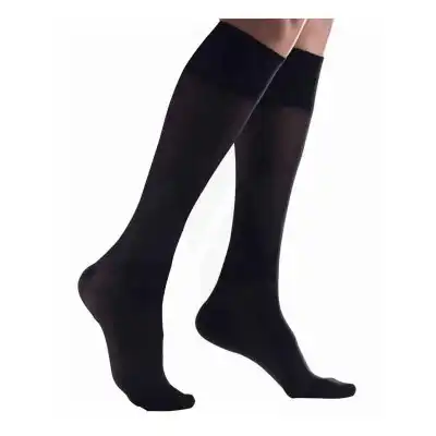 Thuasne Venoflex Secret 2 Chaussette Femme Noir T4l- à Salses-le-Château