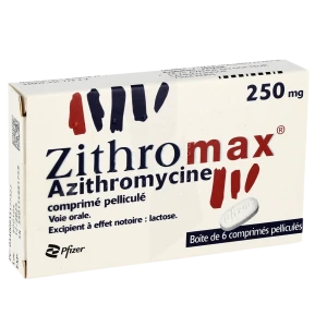 Zithromax 250 Mg, Comprimé Pelliculé
