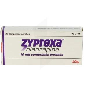 Zyprexa 10 Mg, Comprimé Enrobé