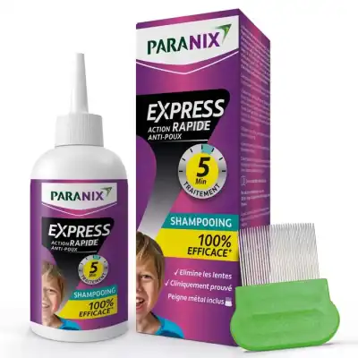 Paranix Express 5min Shampooing Antipoux 1fl/300ml+peigne à PRUNELLI-DI-FIUMORBO