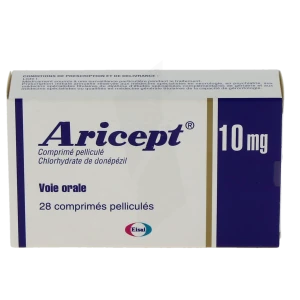 Aricept 10 Mg, Comprimé Pelliculé