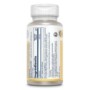Solaray L-glutamine 500mg Capsules Végétales B/50