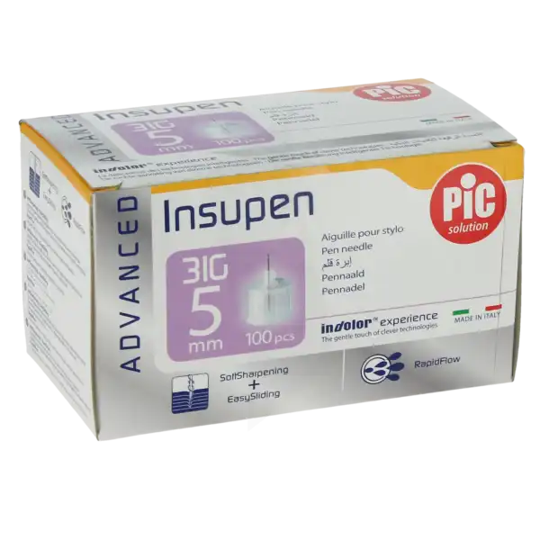 Insupen Advanced Aiguille Stylo Insuline 31gx5mm B/100