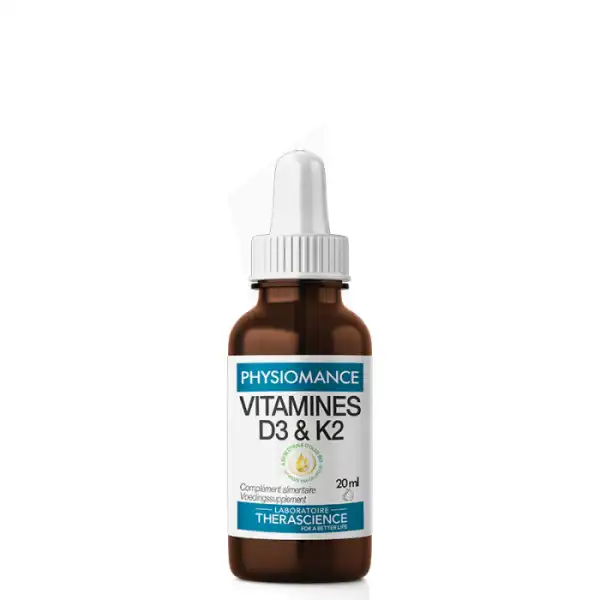 Physiomance Vitamines D3&k2 Solution Buvable Fl/20ml