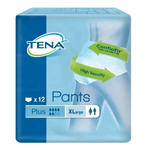 Tena Pants Plus Slip Absorbant Incontinence Urinaire Xl Sachet/12