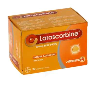 Laroscorbine 500 Mg Sans Sucre, Comprimé à Croquer édulcoré à L'aspartam à VIC-FEZENSAC