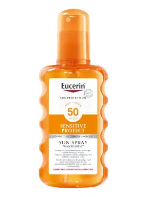 Eucerin Sun Sensitive Protect Spf50 Spray Transparent Corps 200ml à Mérignac