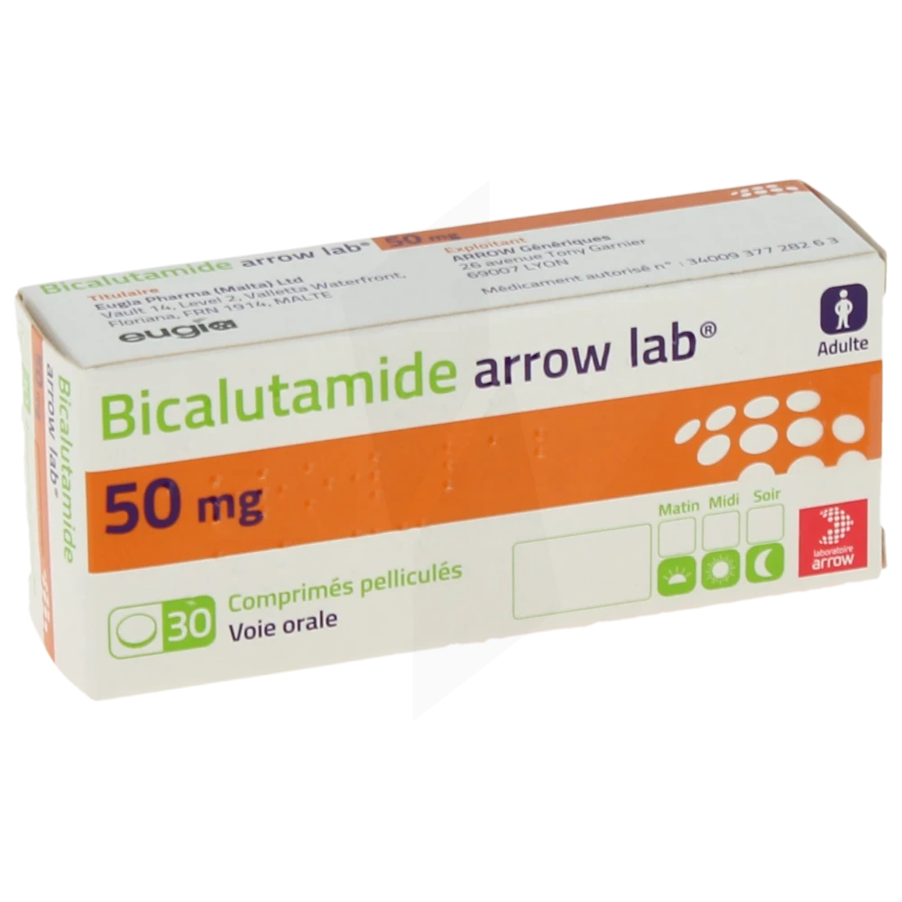 Bicalutamide Arrow Lab 50 Mg, Comprimé Pelliculé