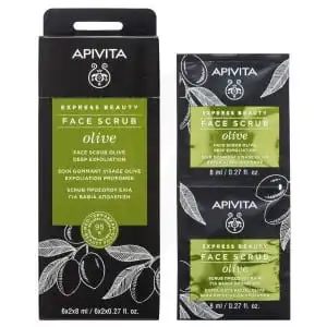 Apivita - Express Beauty Gommage Visage Exfoliation Profonde - Olive  2x8ml à Le Teich