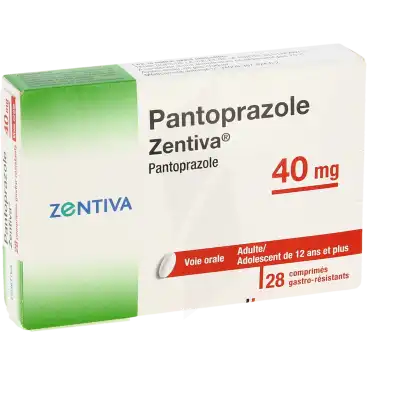 Pantoprazole Zentiva 40 Mg, Comprimé Gastro-résistant à LES-PAVILLONS-SOUS-BOIS
