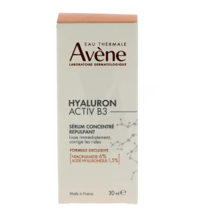 Avène Eau Thermale Hyaluron Activ B3 Sérum Concentré Repulpant Flacon Pipette De 30 Ml