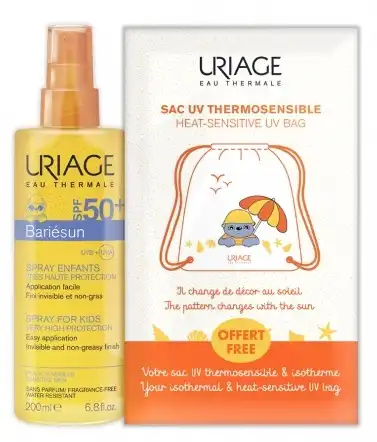 Uriage Bariésun Spf50+ Spray Enfant Fl Pompe/200ml+gourde