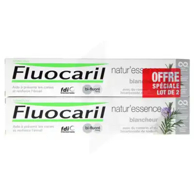 Fluocaril Nature'essence Dentifrice Blancheur 2t/75ml à MARIGNANE