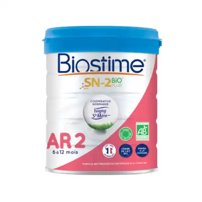 Biostime Ar 2 Lait En Poudre Bio Anti-régurgitation 6-12 Mois B/800g à DAMMARIE-LES-LYS