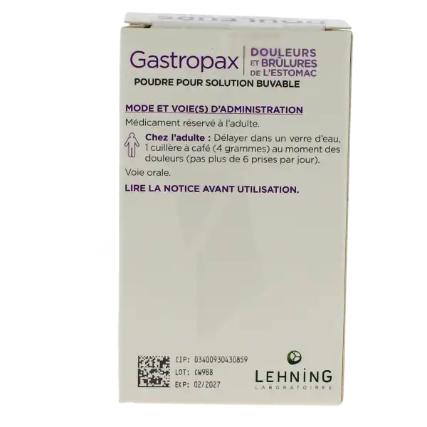 Gastropax, Poudre Pour Solution Buvable