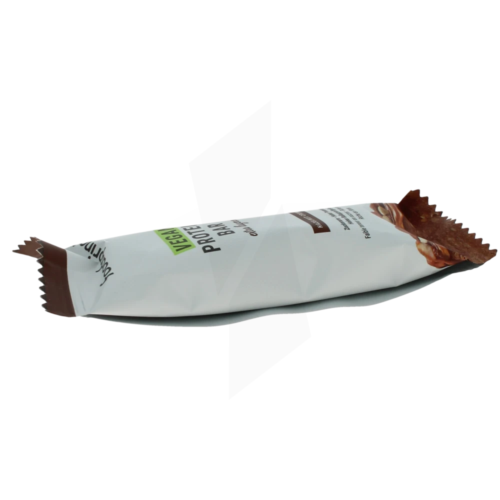 Foodspring Barre Protéinée Vegan Extra Chocolat Noisette Croquante 45g