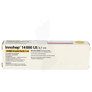 Innohep 14 000 Ui Anti-xa/0,7 Ml, Solution Injectable En Seringue Préremplie