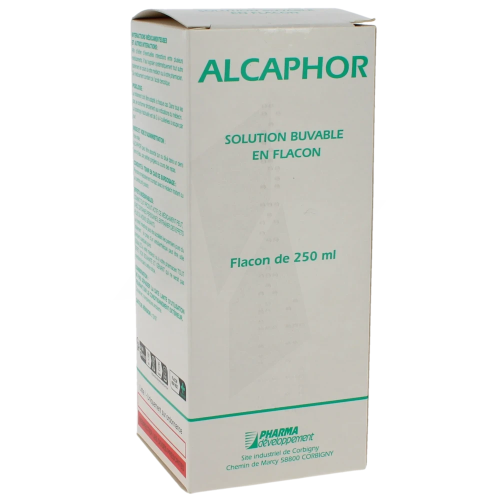 Alcaphor, Solution Buvable