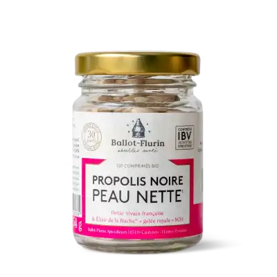 Ballot-flurin Propolis Noire Comprimés Peau Nette B/120 à BORDEAUX