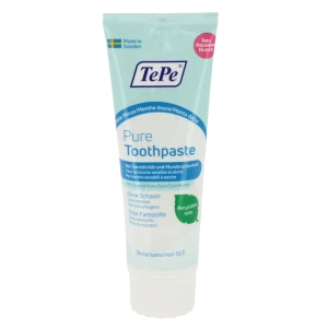 Tepe Pure Toothpaste Dentifrice Menthe Douce T/75ml