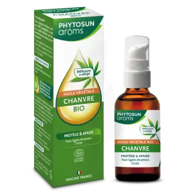 Phytosun Aroms Huile Végétale Bio Chanvre Flacon Pompe De 50 Ml à Ris-Orangis