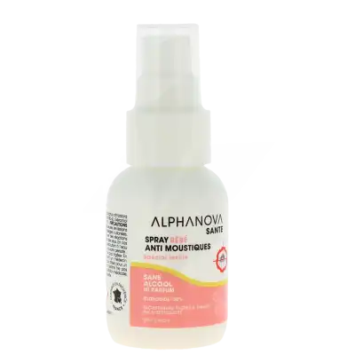 Alphanova Spray anti-moustiques pour bébé Spray de 50 ml