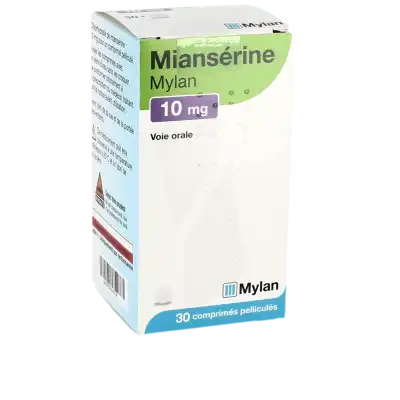 Mianserine Viatris 10 Mg, Comprimé Pelliculé à Chelles
