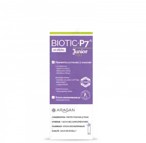 Aragan Biotic P7 Junior Poudre Orodispersible 10 Sticks à Saint-Maximin