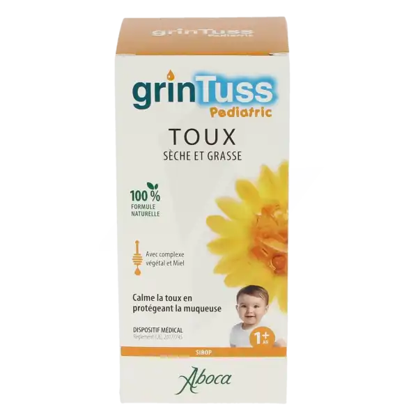 Aboca Grintuss Pediatric Sirop Toux Sèche Et Grasse Fl/210g