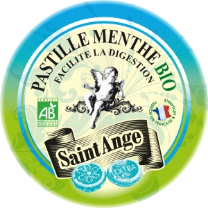 Saint-ange Bio Pastilles Menthe Boite Métal/50g