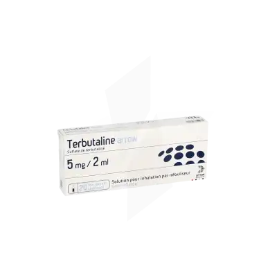 Terbutaline Arrow 5 Mg/2 Ml, Solution Pour Inhalation Par Nébuliseur En Récipient Unidose à FLEURANCE
