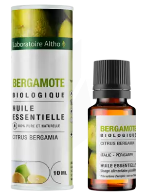 Laboratoire Altho Huile Essentielle Bergamote Bio 10ml à Gradignan