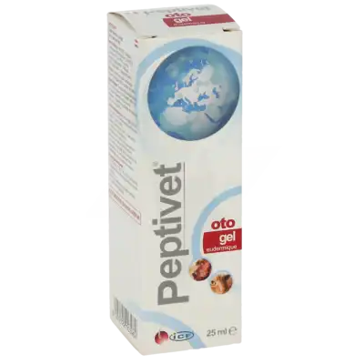 Peptivet Oto Gel Sol Ext Fl/25ml