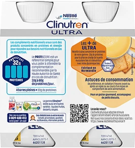 Clinutren Ultra Nutriment Vanille 4 Bouteilles/200ml