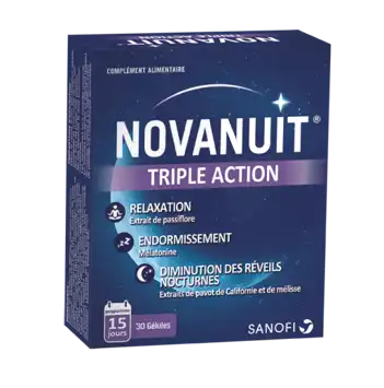 Novanuit Triple Action Gélules B/30 à Rueil-Malmaison