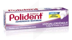 Polident Hypoallergenique Cr Adhésive Appareil Dentaire T/40g